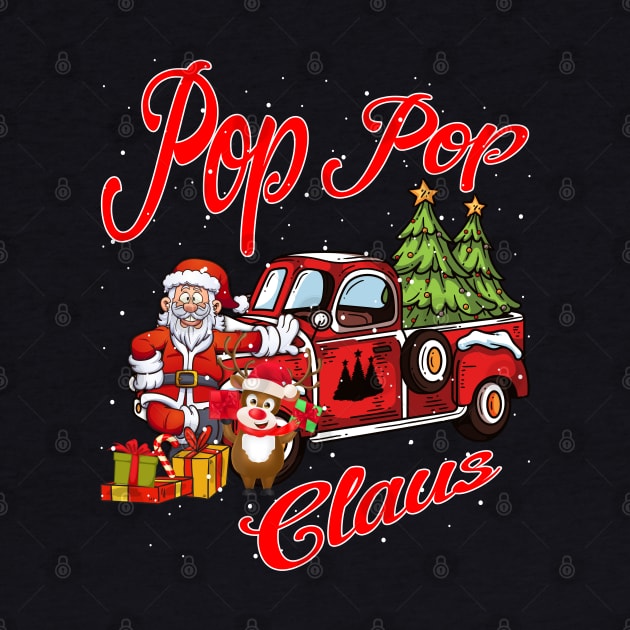 Pop Pop Claus Santa Car Christmas Funny Awesome Gift by intelus